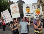 Trump Go Home Rally Manchester
